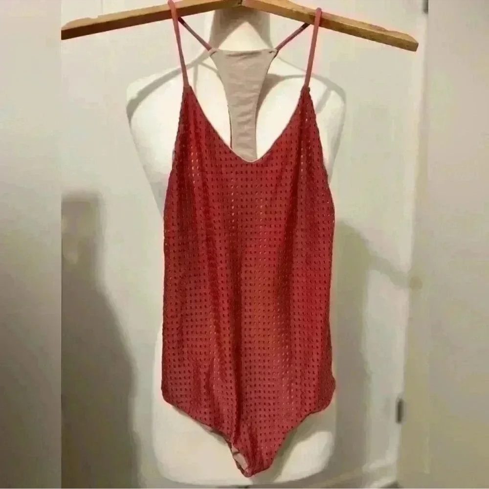 Acacia Swimwear Red One Piece